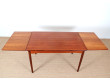 Scandinavian dining table in teak 4/6 seats