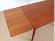 Scandinavian dining table in teak 4/6 seats