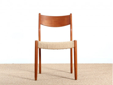 Set of 4 scandinavian teak chairs by Cees Braakman