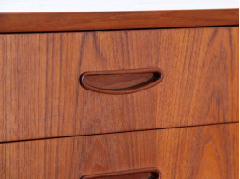 Scandinavian chest of 6 drawers in teak