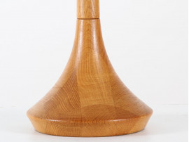 Tall desk lamp in oak