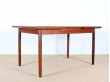 Extendable dining table in teak, 4 to 8 people