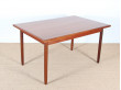 Extendable dining table in teak, 4 to 8 people