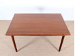 Extendable dining table in teak, 4 to 8 people