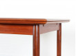 Extendable dining table in teak, 4 to 8 people