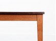 Pair of little coffee or occasional tables in Rio rosewood