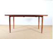 Rectangular dining table in rosewood, 6/10 people