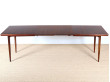 Rectangular dining table in rosewood, 6/10 people