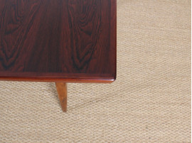 Rectangular dining table in rosewood, 6/10 people