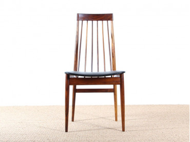 Set of 6 chairs in rosewood