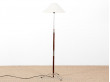 Scandinavian floor lamp in rosewood