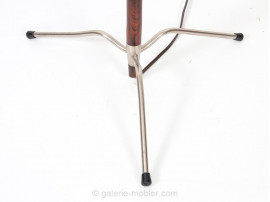 Scandinavian floor lamp in rosewood