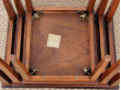 Set of three nesting tables in rosewood