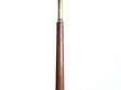 Scandinavian floor lamp with two lights, in teak