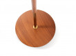 Scandinavian floor lamp with two lights, in teak