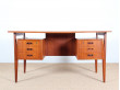 Scandinavian teak desk