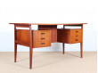 Bureau scandinave en teck