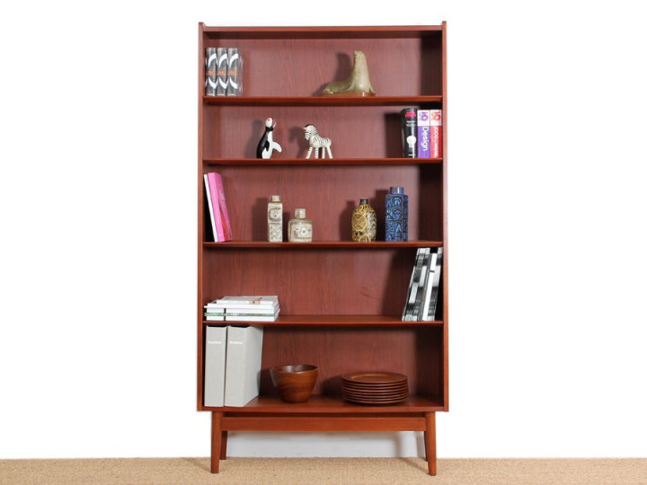 Scandinavian bookshelves in teak