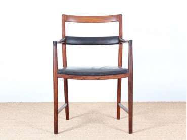 Rosewood desk chair designed by Helge Vestergaard Jensen 