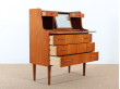 secretaire scandinave en teck