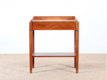 table de chevet scandinave en teck de Borge Mogensen