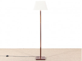 Scandinavian floor lamp in rosewood