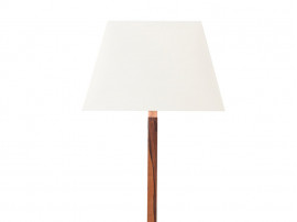 Scandinavian floor lamp in rosewood