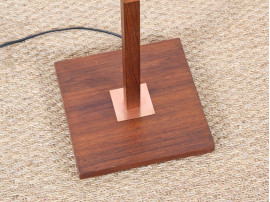 Scandinavian floor lamp in rosewood