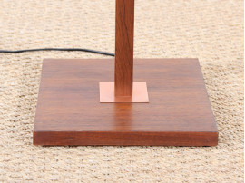 Scandinavian floor lamp in rosewood