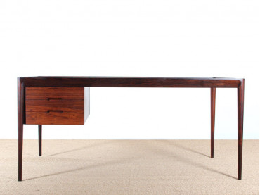 Scandinavian desk in rosewood, designed by Erik Riisager Hansen