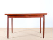 Scandinavian dining table in teak 4/6 seats