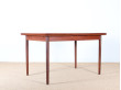 Scandinavian dining table in teak 4/6 seats