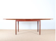 Scandinavian dining table in teak 4/6 seats