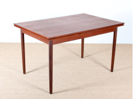 Scandinavian dining table in teak 4/6 seats