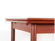 Scandinavian dining table in teak 4/6 seats