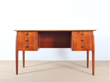 Scandinavian desk in teak.