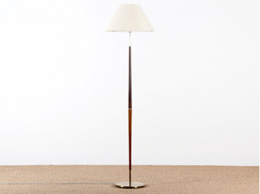 Lampadaire scandinave en palissandre de Rio