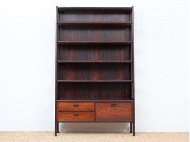 Danish mid modern bookcase