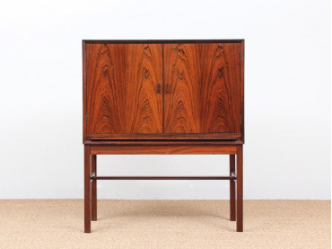 Cabinet bar scandinave en palissandre de Rio