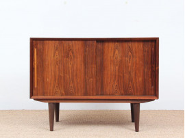 Small danish modern sideboard Rio rosewwod with 2 sliding doors