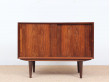 Small danish modern sideboard Rio rosewwod with 2 sliding doors