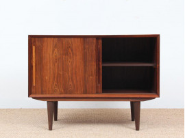 Small danish modern sideboard Rio rosewwod with 2 sliding doors