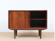 Small danish modern sideboard Rio rosewwod with 2 sliding doors