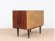 Small danish modern sideboard Rio rosewwod with 2 sliding doors