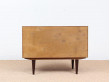 Small danish modern sideboard Rio rosewwod with 2 sliding doors