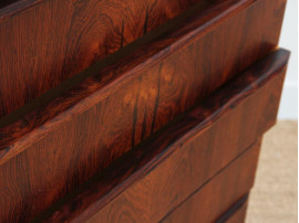 Danish Modern chest of drawers in Rio rosewood