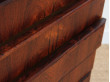 Danish Modern chest of drawers in Rio rosewood