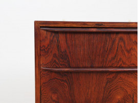 Danish Modern chest of drawers in Rio rosewood