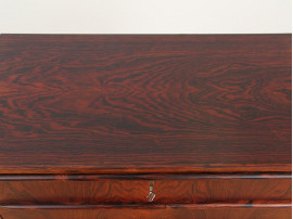 Danish Modern chest of drawers in Rio rosewood