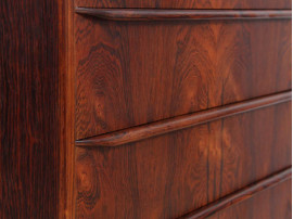 Danish Modern chest of drawers in Rio rosewood